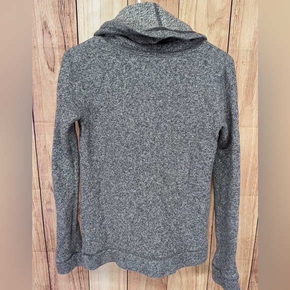 J. CREW wool blend funnel neck pullover sweatshirt gray size XS - Picture 3 of 8